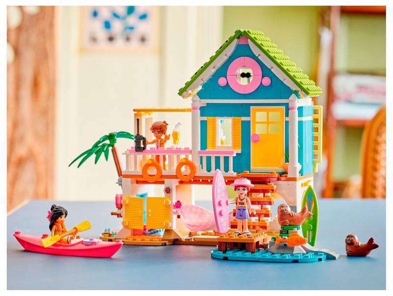 LEGO Friends Casa da Praia com Focas 42699 - 400 Peças - Blocos de